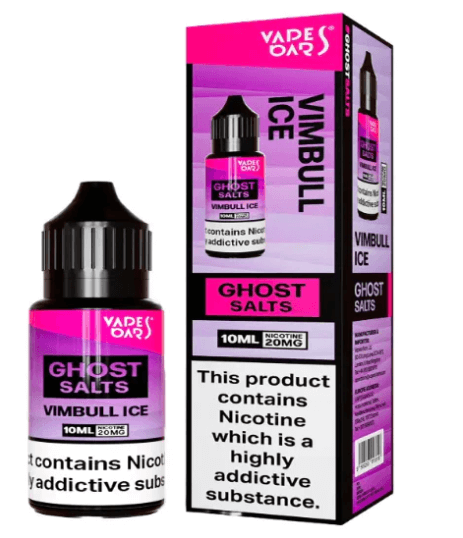 Vimbull Ice Ghost Nic Salts Vape Bars - 10ml - Vapourse
