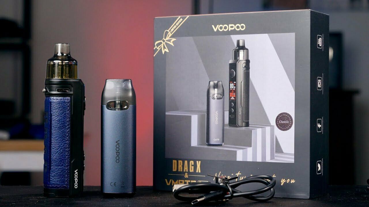 VooPoo 80W Drag X & VMATE Pod Kit - Limited Edition, TPD Compliant - Vapourse