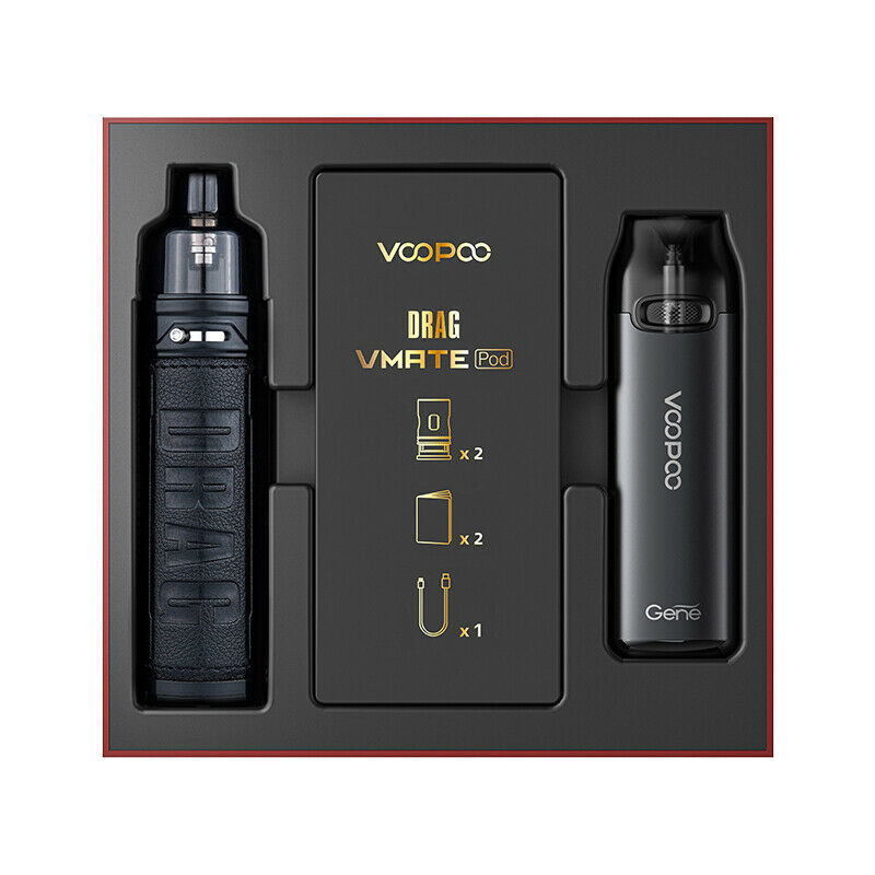 VooPoo 80W Drag X & VMATE Pod Kit - Limited Edition, TPD Compliant - Vapourse