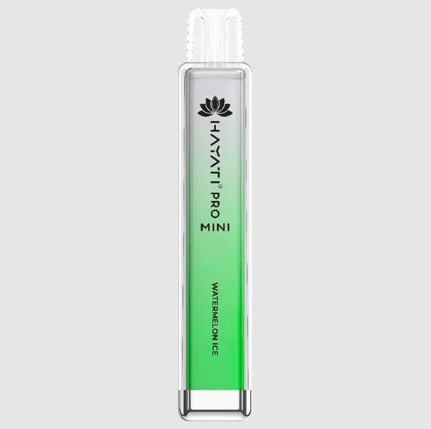 Watermelon Ice Hayati Pro Mini 600 Disposable Vape - Box of 10 | 20mg Nicotine - Vapourse
