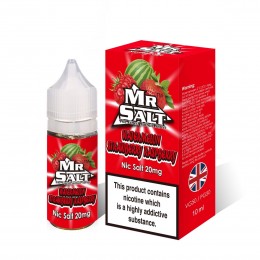 Watermelon Strawberry Raspberry by Mr Salt - 10ml Nicotine Salt E-Liquid - Vapourse