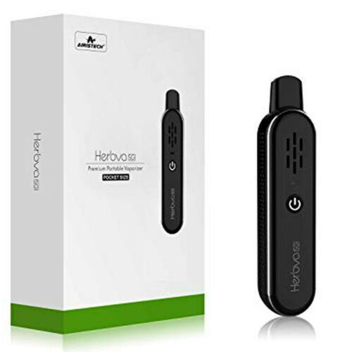 Airistech 5G Dry Herb Vaporizer, Discreet Vape Ceramic Chamber, 2 Mouthpieces