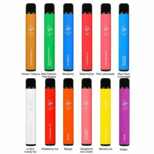 ELF BAR DISPOSABLE POD Vaping 600 puffs 20mg Pen Kit