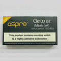 Authentic Aspire Cleito Pro 120 Tank & Replacement Coil Mesh 0.15 Ohm - UK - Vapourse