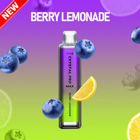 Crystal Pro Max Berry Lemonade 4000 Disposable Box of 10 - £68.99