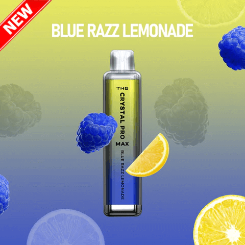 Crystal Pro Max Blue Razz Lemonade 4000 Disposable Box of 10 - £68.99