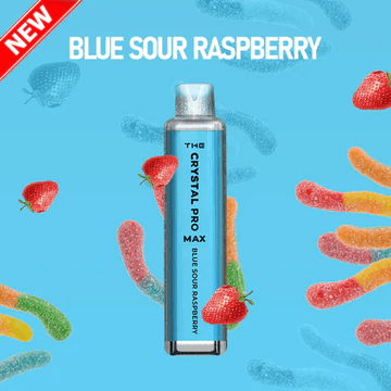 Crystal Pro Max Blue Sour Raspberry 4000 Disposable Box of 10 - £68.99