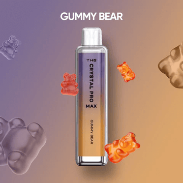 Crystal Pro Max Gummy Bear 4000 Disposable Box of 10 - £78.99