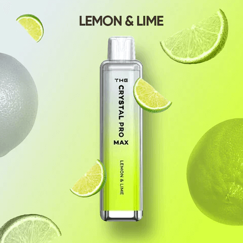 Crystal Pro Max Lemon & Lime 4000 Disposable Box of 10 - £78.99
