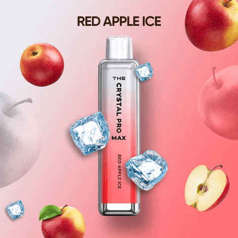 Crystal Pro Max Red Apple Ice 4000 Disposable Box of 10 - £78.99