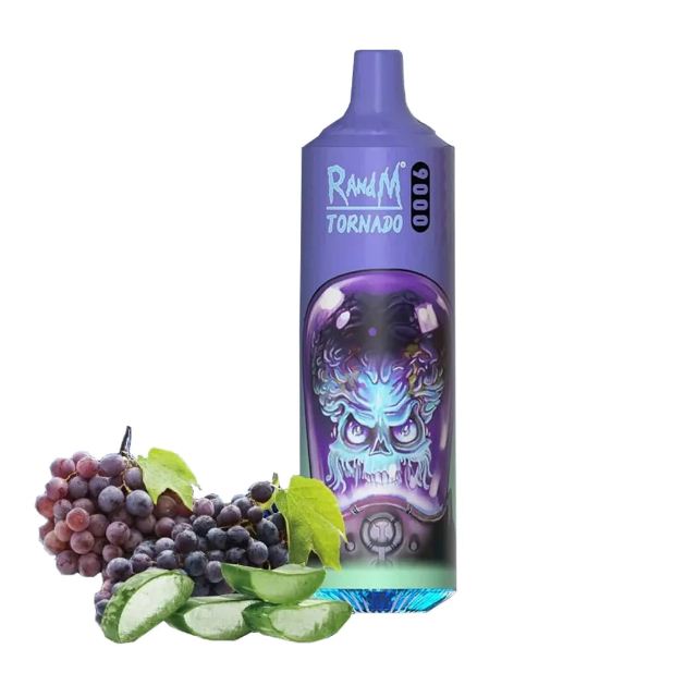 Randm Tornado Disposable Aloe Grape 9000 - £10.99