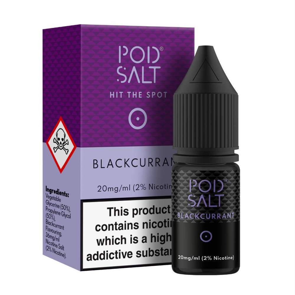 Pod Salt Blackcurrant Nic Salt 10ml Pack of 5