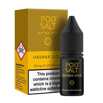 Pod Salt Havana Gold Nic Salt 10ml Pack of 5