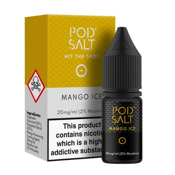 Pod Salt Mango Ice Nic Salt 10ml Pack of 5