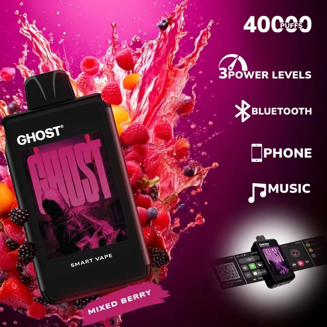 Ghost Smart Vape 40000 Puffs Disposable Vape - Vapourse