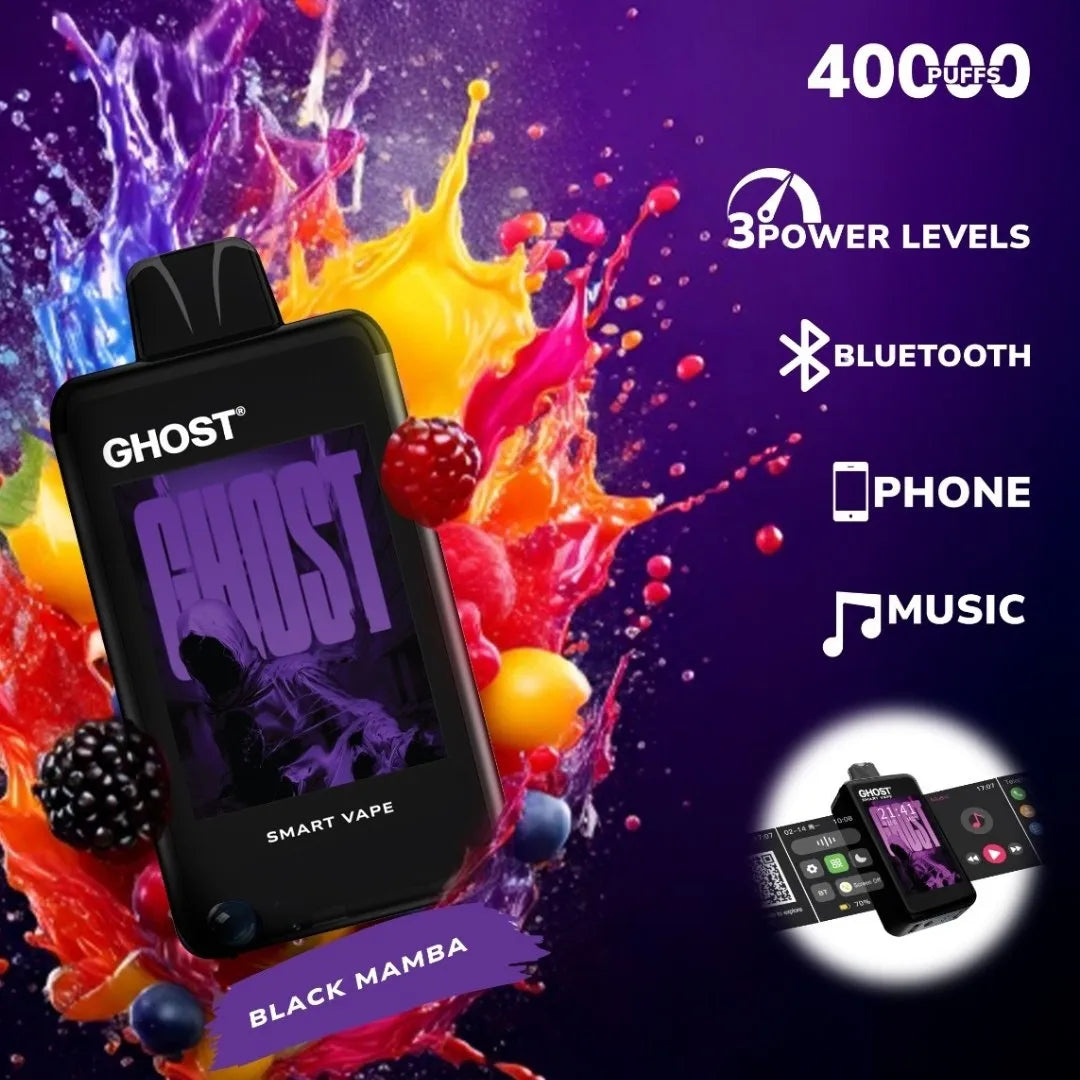 Ghost Smart Vape 40000 Puffs Disposable Vape - Vapourse