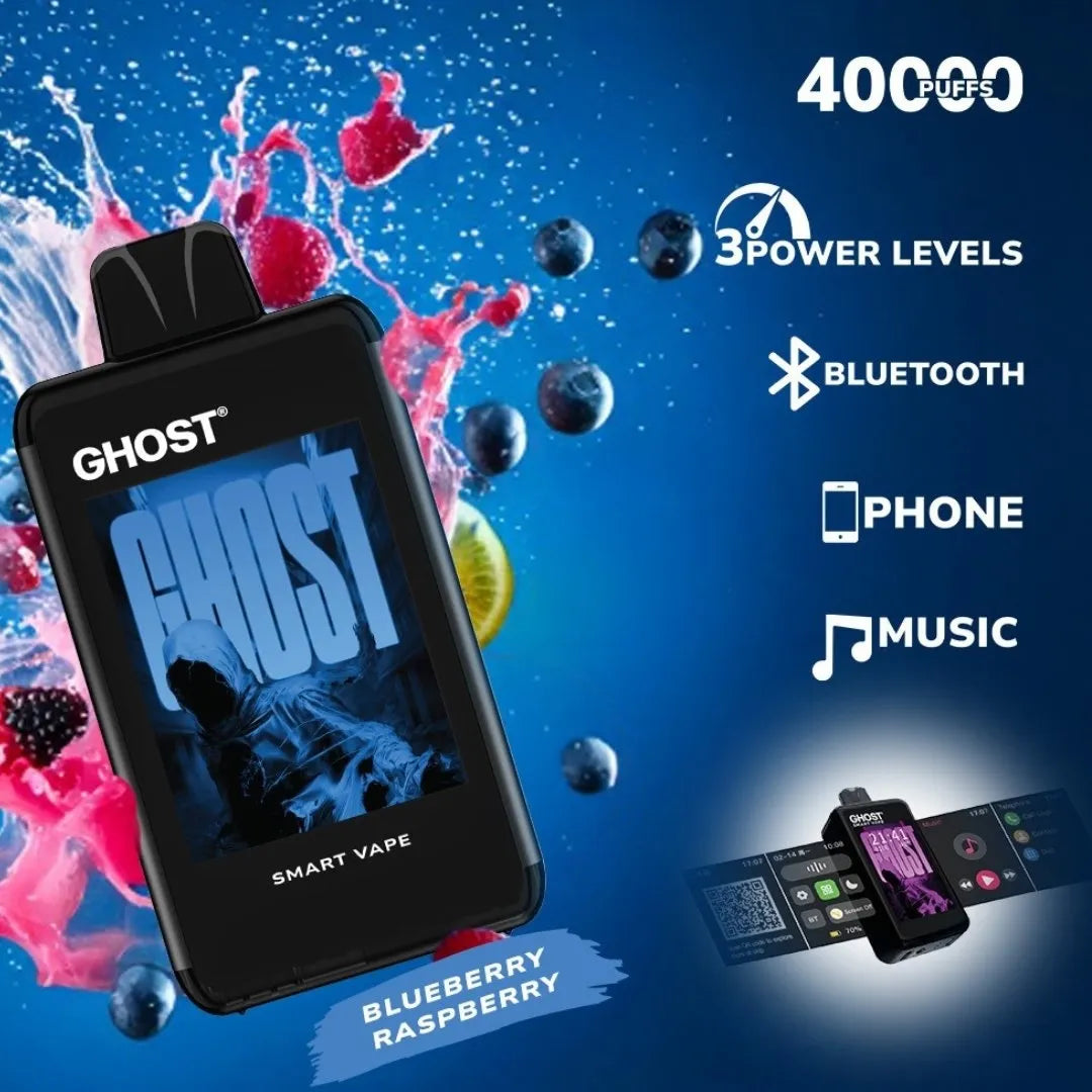 Ghost Smart Vape 40000 Puffs Disposable Vape - Vapourse