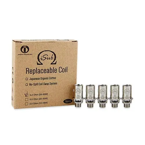 100% Genuine Innokin iSub Coils for iSub G Tank | 0.2Ω Ohm Coils | Pack of 5 - Vapourse