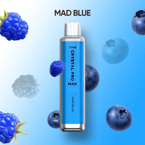 Crystal Pro Max Mad Blue 4000 Disposable Box of 10 - £78.99
