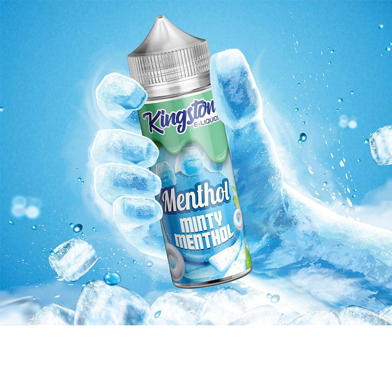 Minty Menthol E-Liquid 100ml by Kingston | Refreshing Mint Flavor - Vapourse