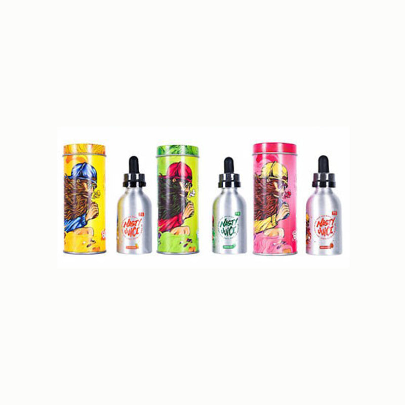 Nasty Juice 50ml Low Mint 70/30 ECig Liquid Trap Queen, Green Ape 3MG Clearance