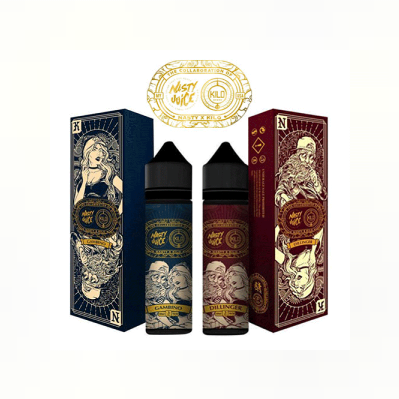 NASTY JUICE X KILO DILLINGER GAMBINO Premium e liquid 60ml 70/30