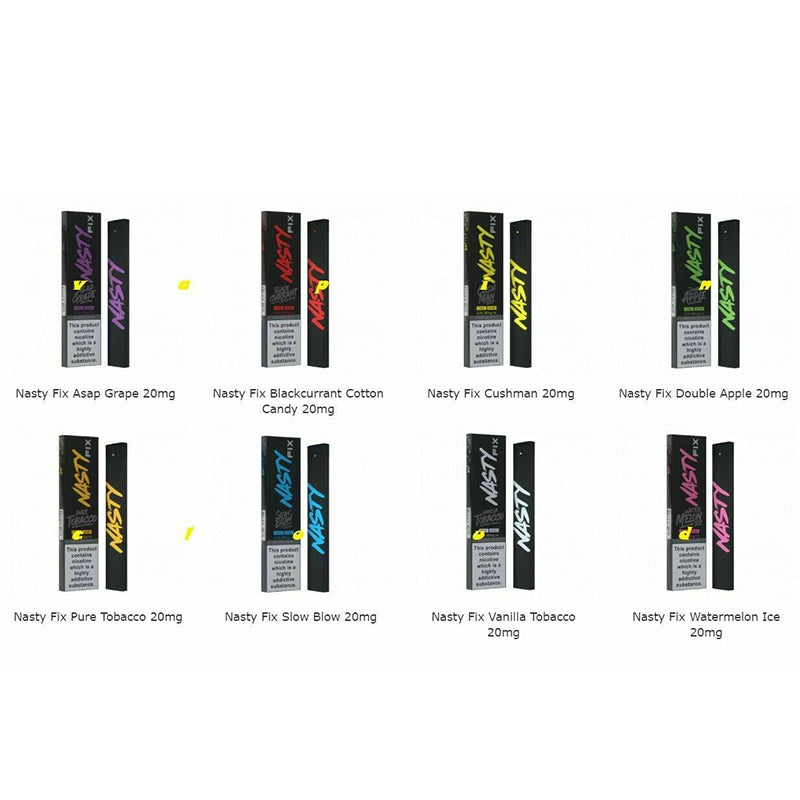 Nasty FIX Disposable Vape Pen Kit | Pod Kit Device | 20MG | Nic Salt | 1.3ML