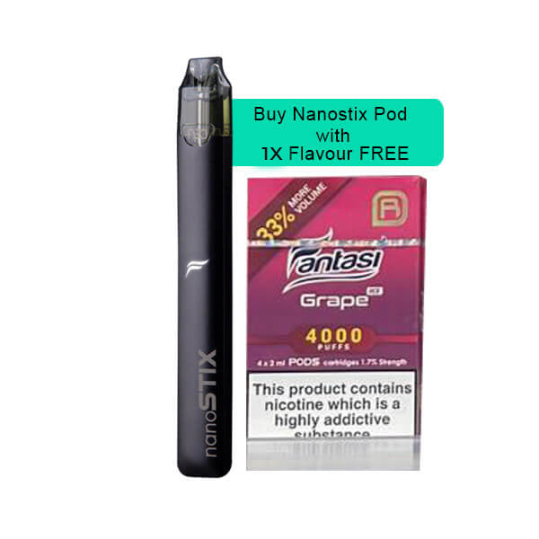 New Nano STIX Starter Pod Device with 1x FREE Flavour - Vapourse