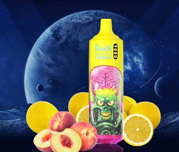 Randm Tornado Peach Lemonade 9000 Disposable - £10.99