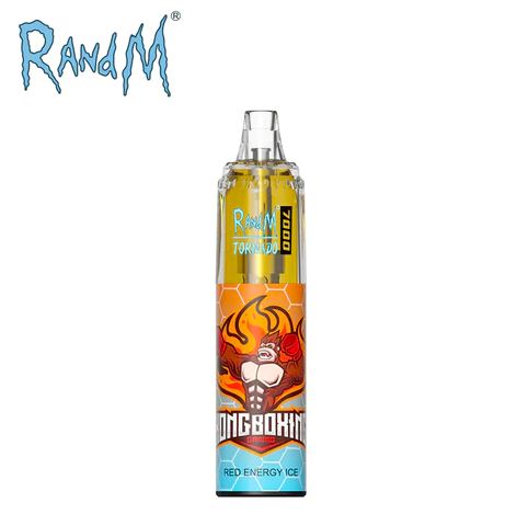 Randm Tornado Red Energy Ice 7000 Disposable - £9.98