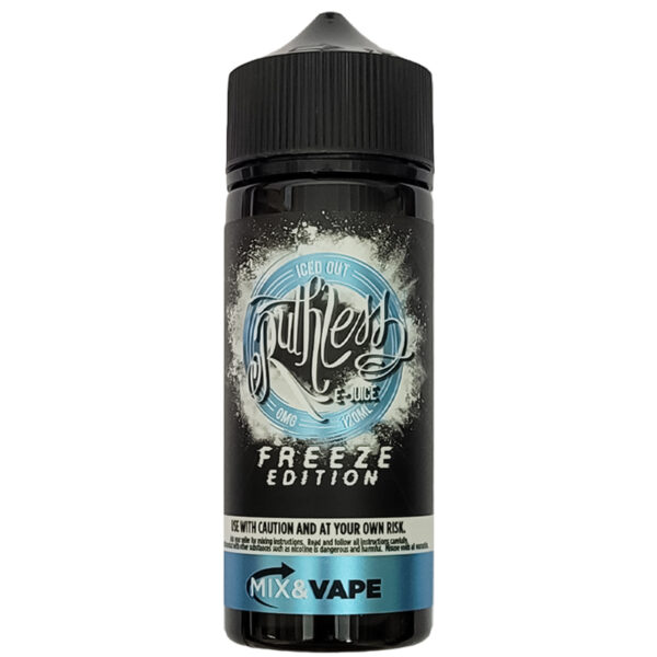 ICED OUT SHORTFILL E-LIQUID BY RUTHLESS FREEZE 100ML