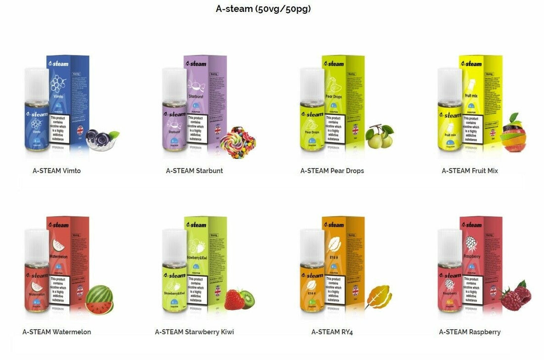 A Steam  E Liquid 10ml Juice E liquid