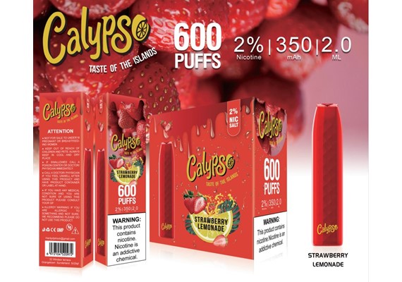 CALYPSO DISPOSABLE POD DEVICE 600 Puffs