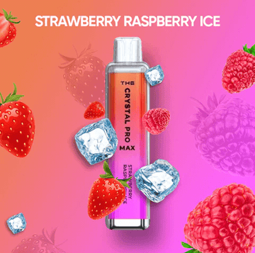 Crystal Pro Max Strawberry Raspberry Ice 4000 Disposable Box of 10 - £78.99