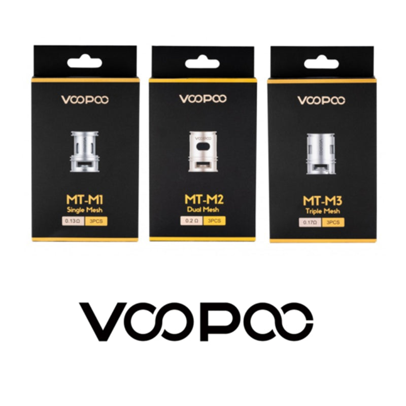 VOOPOO MAAT MT-M1 / MT-M2 / MT-M3 Mesh Coils - Pack of 3 Replacement Coils for MAAT Tank - Vapourse