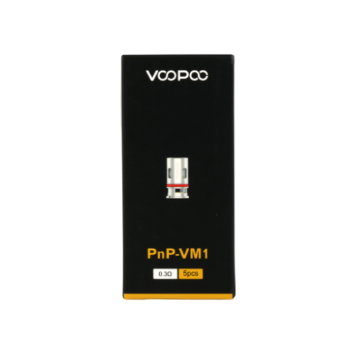 VOOPOO PnP Coils - VM1, VM3, VM4, VM5, VM6, M1, M2, R1, R2, TR1, TM1, TM2, DM2, DM1 - Pack of 5 Replacement Coils for TPP Tank - Vapourse