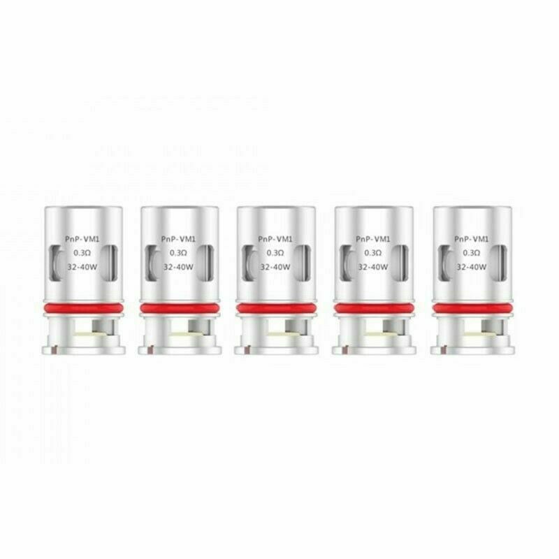 VOOPOO PnP Coils - VM1, VM3, VM4, VM5, VM6, M1, M2, R1, R2, TR1, TM1, TM2, DM2, DM1 - Pack of 5 Replacement Coils for TPP Tank - Vapourse
